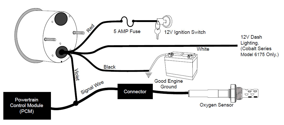 Manual gauge diagram wiring fuel Sunpro Fuel